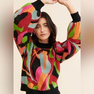 FARM RIO The Dance Knit Sweater